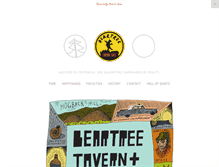 Tablet Screenshot of beartreetavernandcafe.com